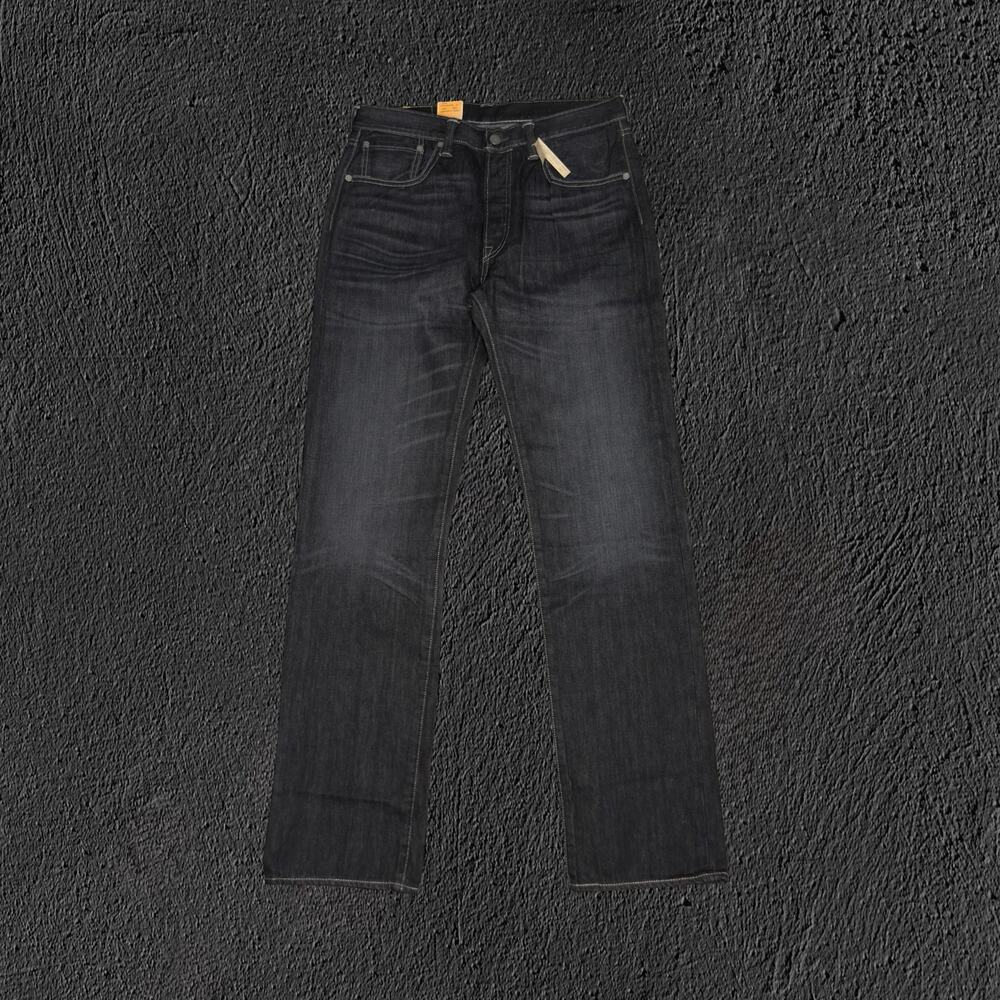 2010 Deadstock NWT Black Water<less wash Levi’s 501 original fit denim jeans